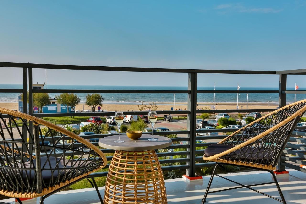 Hotel & Spa Face A La Mer Merville-Franceville-Plage Eksteriør billede