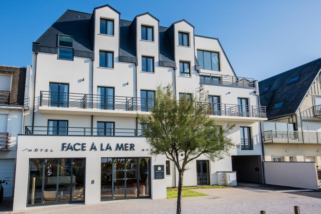 Hotel & Spa Face A La Mer Merville-Franceville-Plage Eksteriør billede