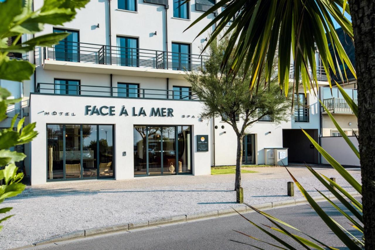 Hotel & Spa Face A La Mer Merville-Franceville-Plage Eksteriør billede