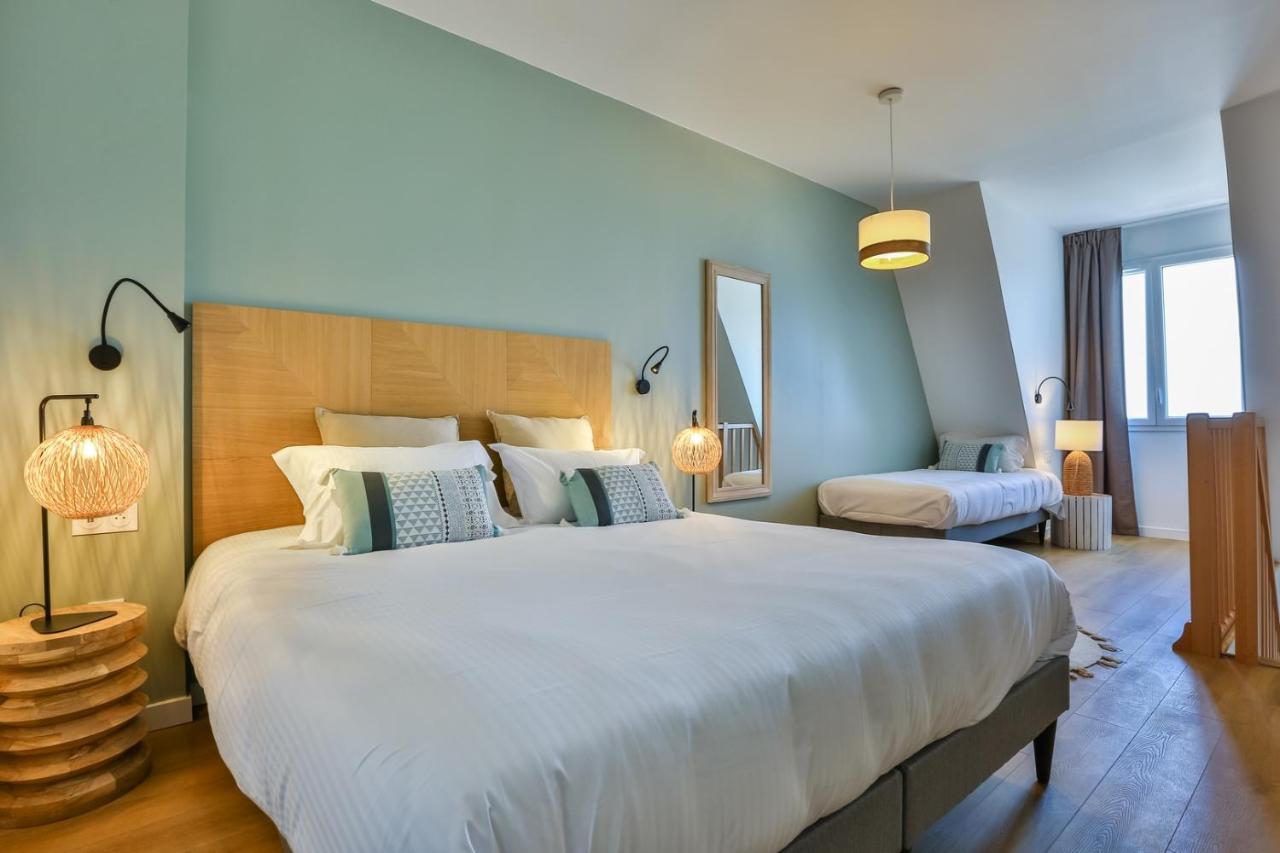 Hotel & Spa Face A La Mer Merville-Franceville-Plage Eksteriør billede