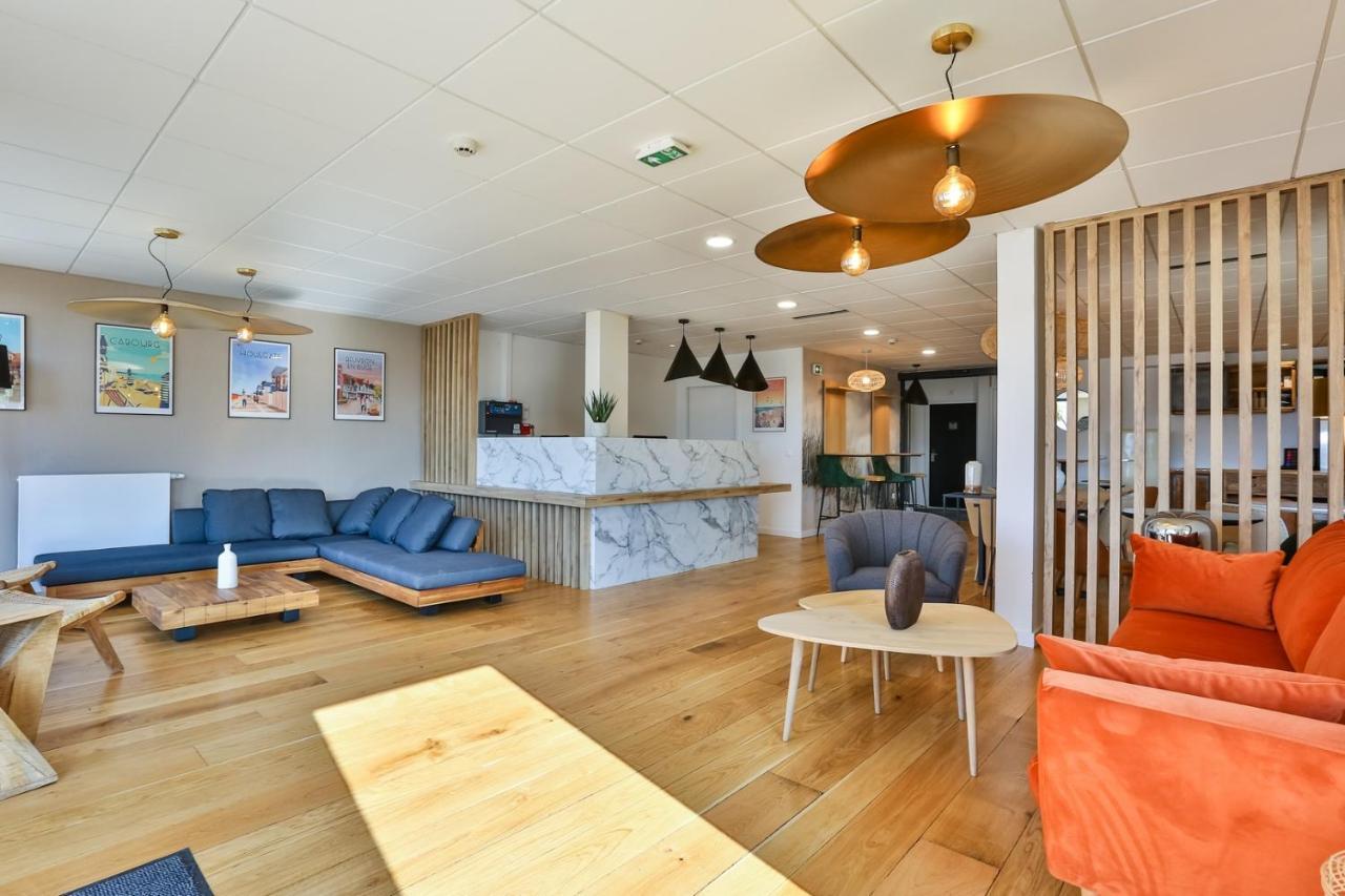Hotel & Spa Face A La Mer Merville-Franceville-Plage Eksteriør billede