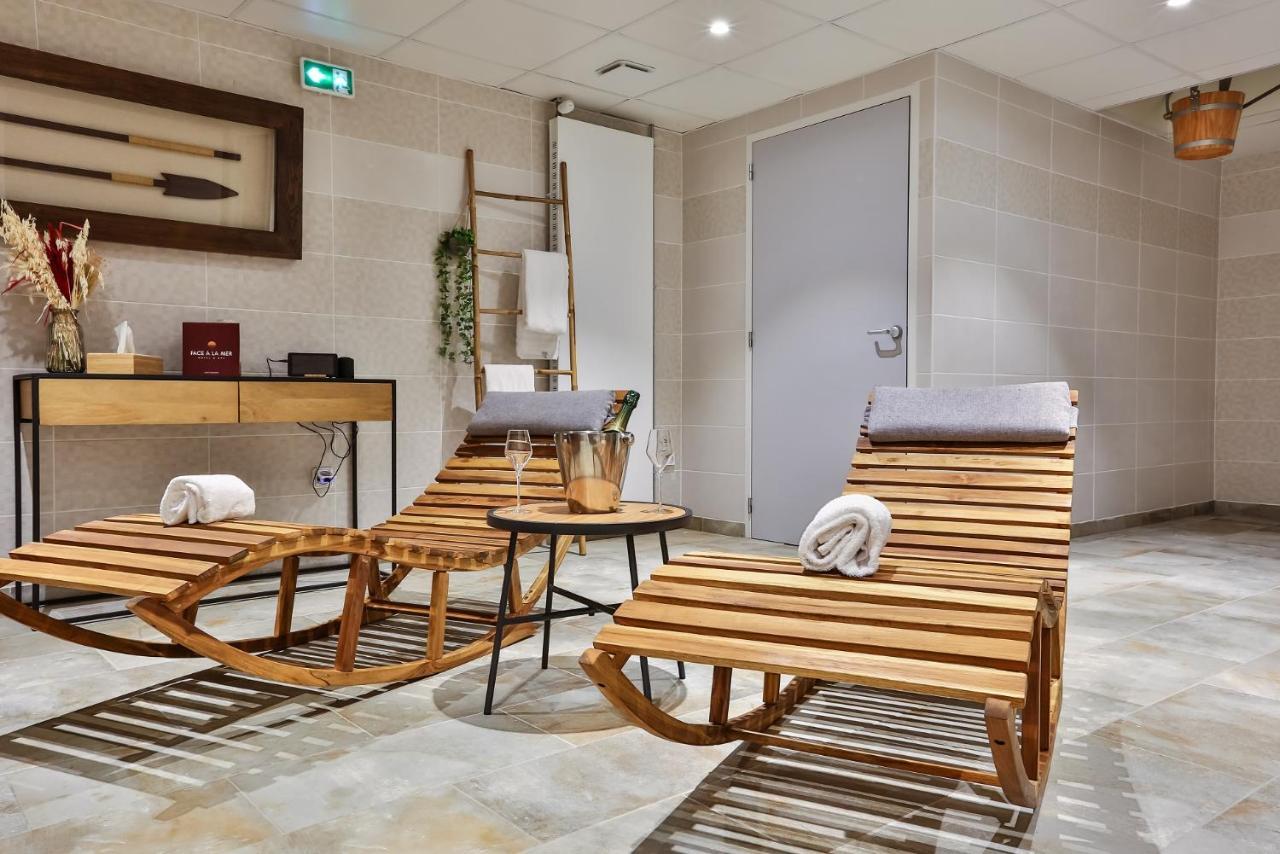 Hotel & Spa Face A La Mer Merville-Franceville-Plage Eksteriør billede
